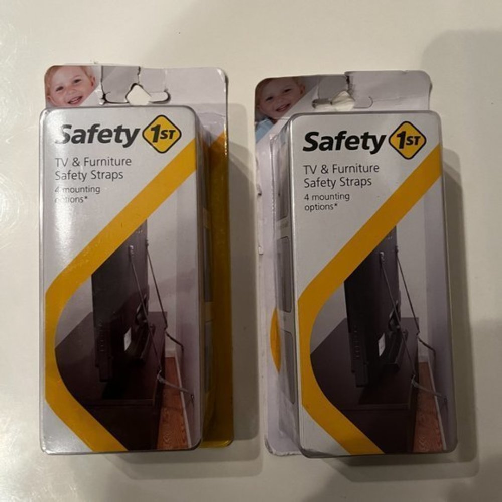 Furniture and Television Safety Straps‎ (Set of 2) (NEW) - Picture 3 of 7